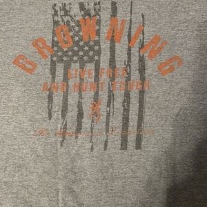 Browning Heather Gray T-Shirt